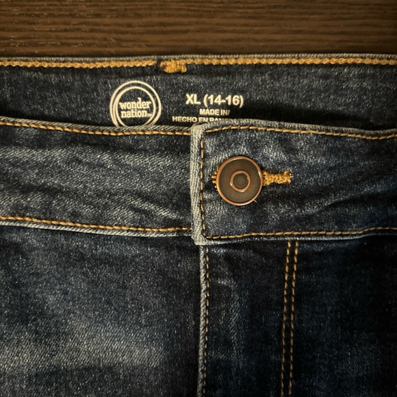 Wonder Nation Girls Blue Jean Skirt - Picture 5 of 7